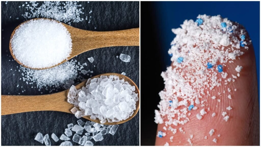 Microplastics in Indian salt and sugar brands